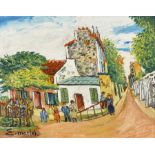 MACLET, ELISÉELyons-en-Santerre 1881 - 1962 ParisMontmartre.Öl auf Malkarton,sig. u.l.,26,5x35 cm- -