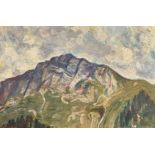 BERTHOUD, BLANCHEInterlaken 1864 - 1938 MarinRochers de Naye.Öl auf Leinwand,sig. u.l., verso a.