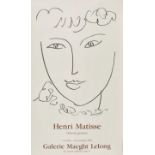 MATISSE, HENRICateau-Cambrésis 1869 - 1954 NizzaHenri Matisse Galerie Maeght Lelong.