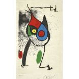 MIRÓ, JOANMontroig 1893 - 1983 Palma de MallorcaLes Magies.Farbaquatinta,handsig. u.r., bez. "e.