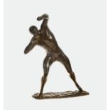 PERINCIOLI, MARCEL1911 Bern 2005Kugelstosser.Bronze, patiniert,a. Plinthe sig "M. Peri" sowie