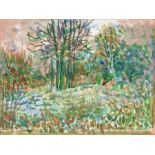 BRIGNONI, SERGEChiasso 1903 - 2002 BernLandschaft.Aquarell,sig. u. dat. 1980 u.r.,35,5x47,5 cm- - -