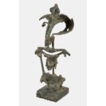 BERTHOUD, FRANCISBiel 1930 - 2016 La Chaux-de-FondsAbstrakte Figur.Bronze,H: 40,5 cm- - -22.00 %