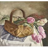 LOCCA, GUIDOLa Chaux-de-Fonds 1901 - 1969 NeuchâtelNature morte aux tulipes.Öl auf Leinwand,sig.