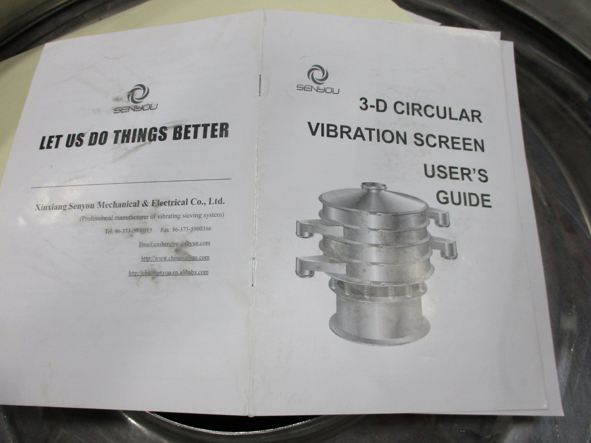 Senyou 3-D Circular Vibration Screen - Image 3 of 3