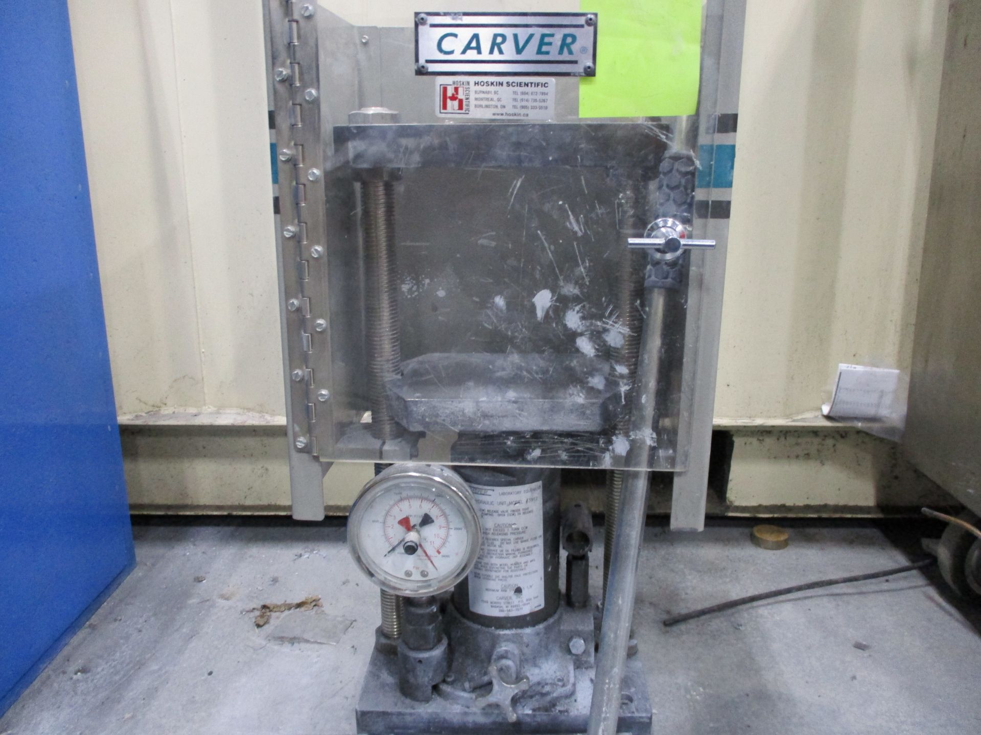 Carver Hydraulic Press with gauge