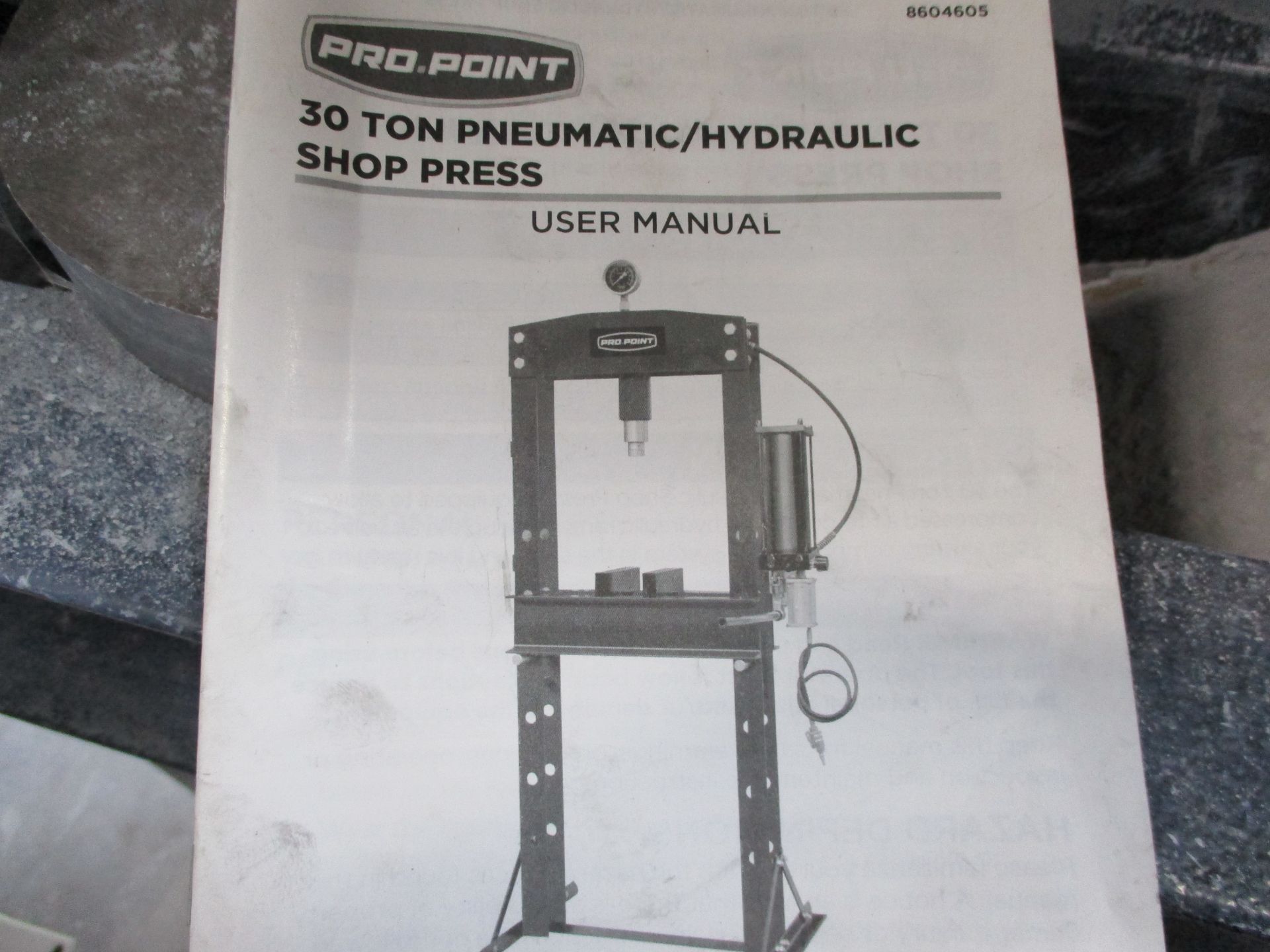 ProPoint Newmatic/Hydraulic Shop Press - Image 2 of 2