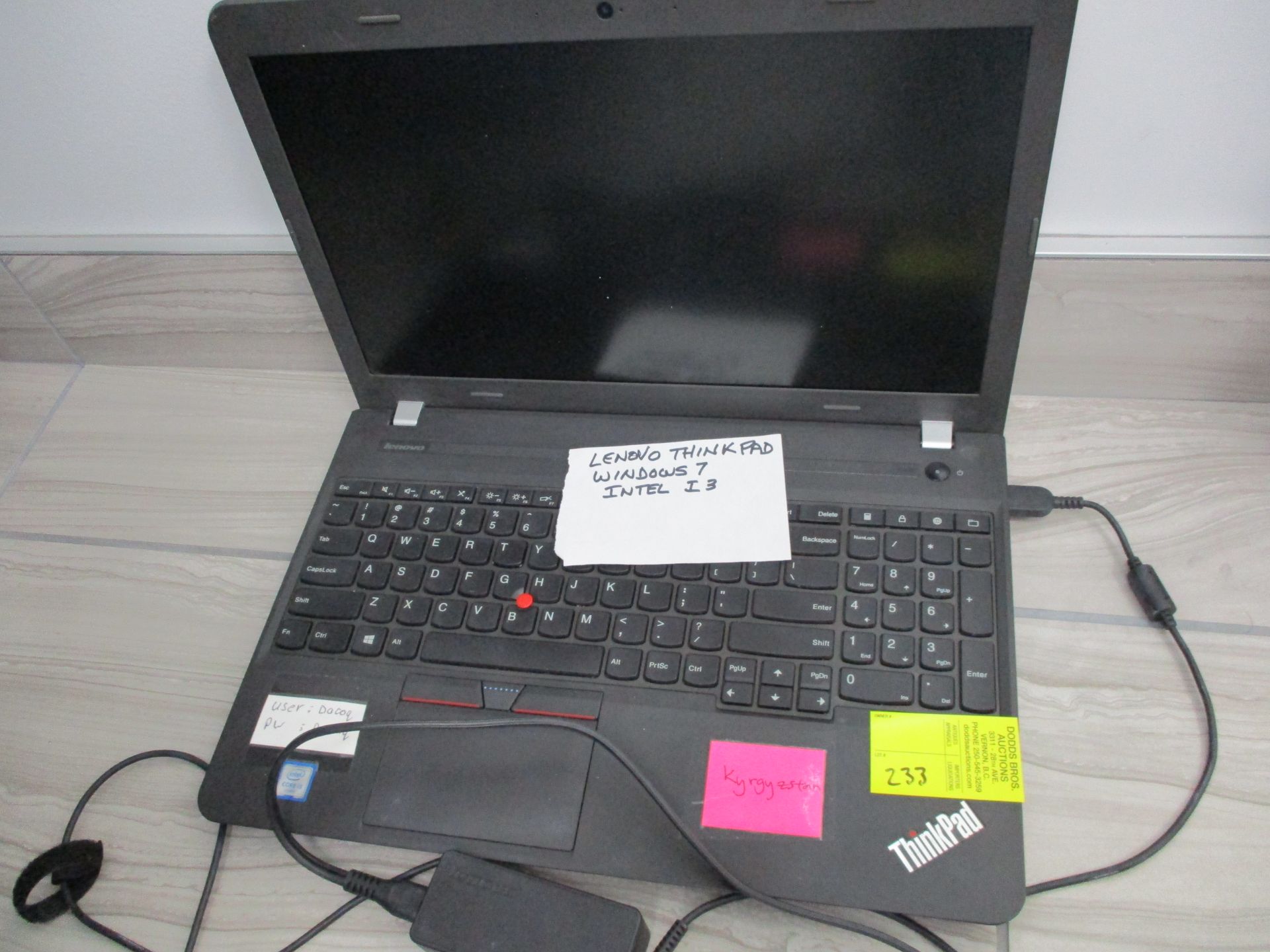 Lenovo Think Pad Laptop