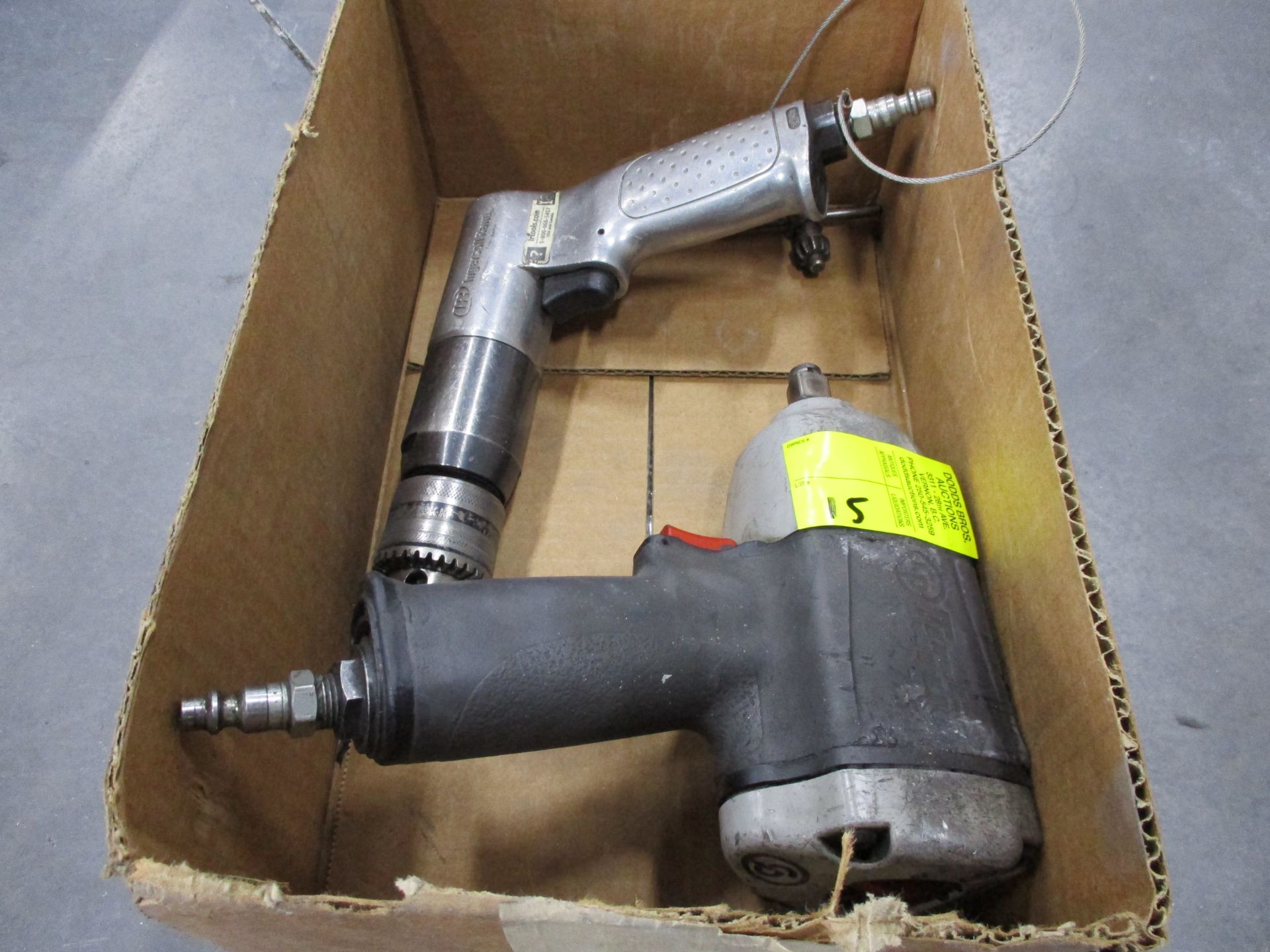 Campbell-Hausfeld 1/2" drill air impact wrench & Ingersol Rand air drill