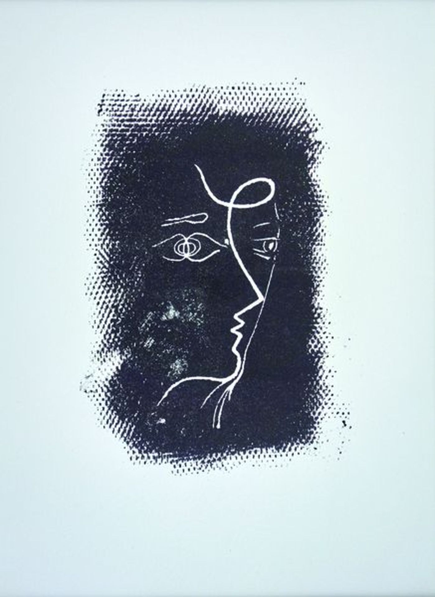 Braque, GeorgesFarblithographie auf Velin, 20 x 14 cmProfil de femme (1972)Unsigniert. Blatt aus der