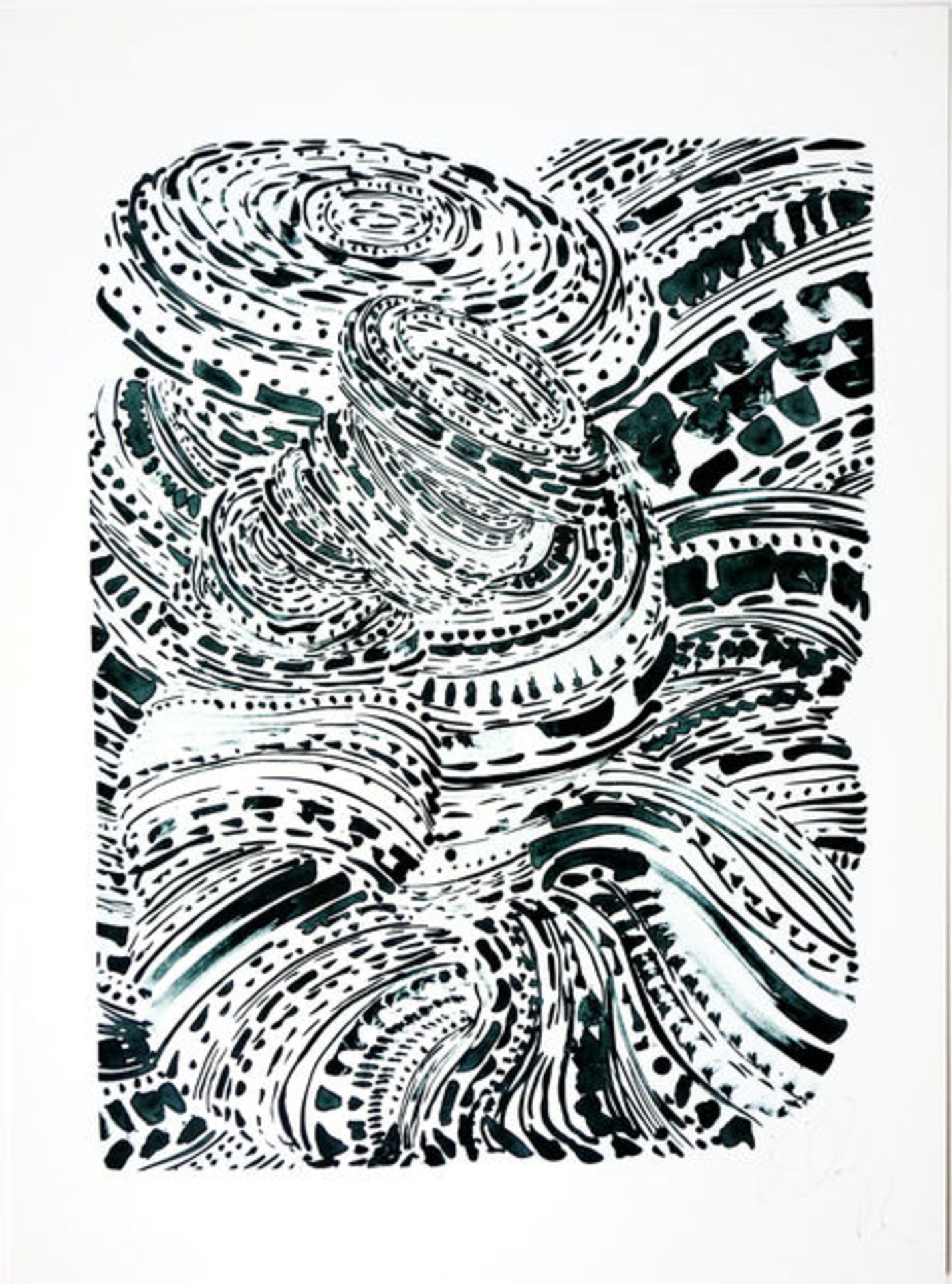 Identities (2000)Lithography on BFK Rives hand made paper. Signed. Sheet size: 76,0 x 55,7 cm.