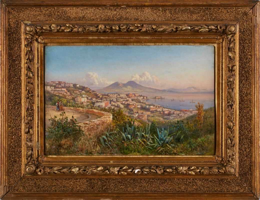 Gemälde Guglielmo Giusti1824 Neapel - nach 1916 Neapel Ausbildung beim befreundeten Teodoro Duclère.