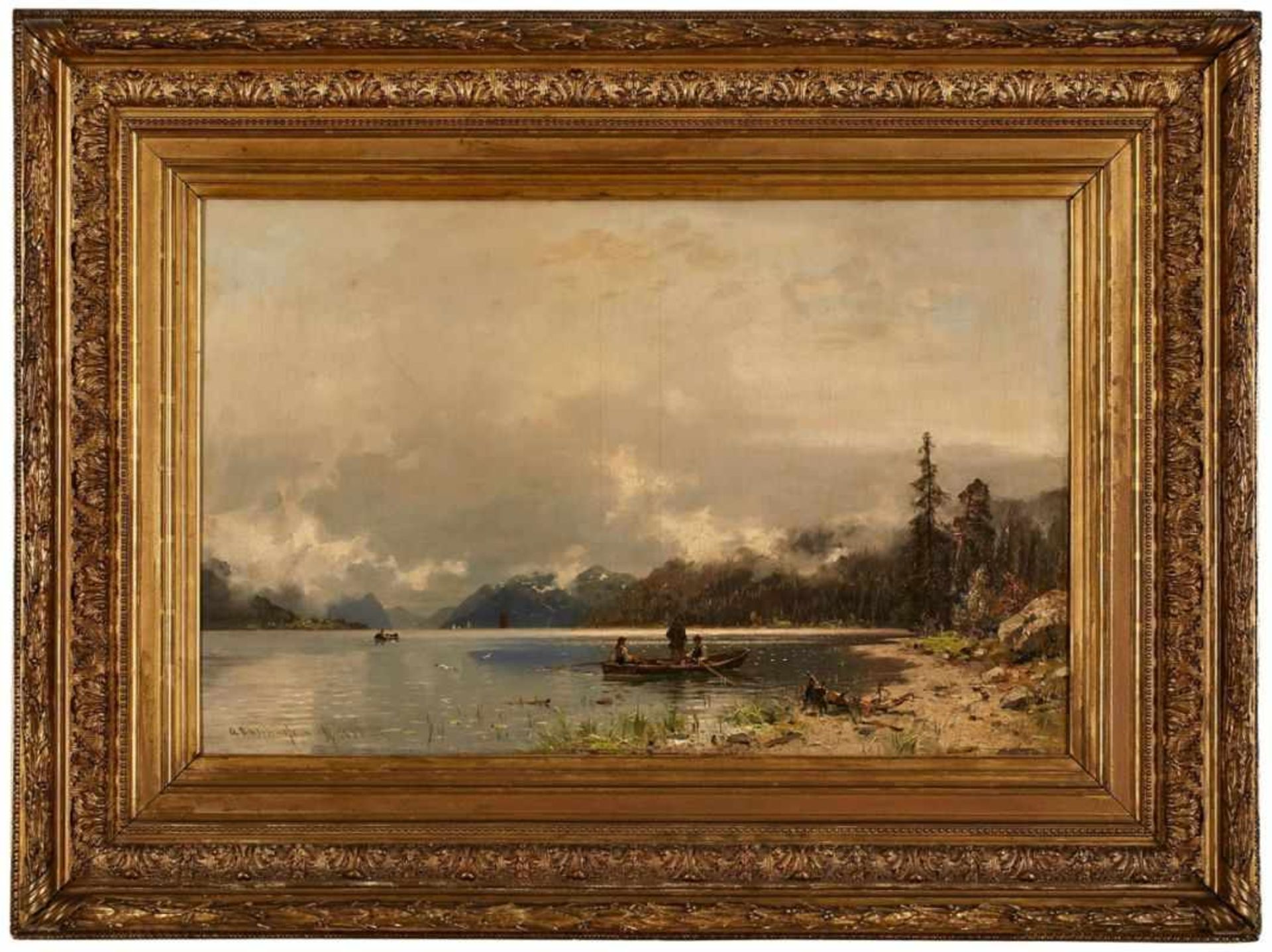 Gemälde Georg Anton Rasmussen1842 Stavanger - 1914 Berlin Studierte an der Zeichenschule in