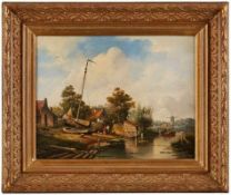 Gemälde Jan Jacob Spohler1811 Nederhorst den Berg - 1866 Amsterdam Schüler v. J. W. Pieneman in