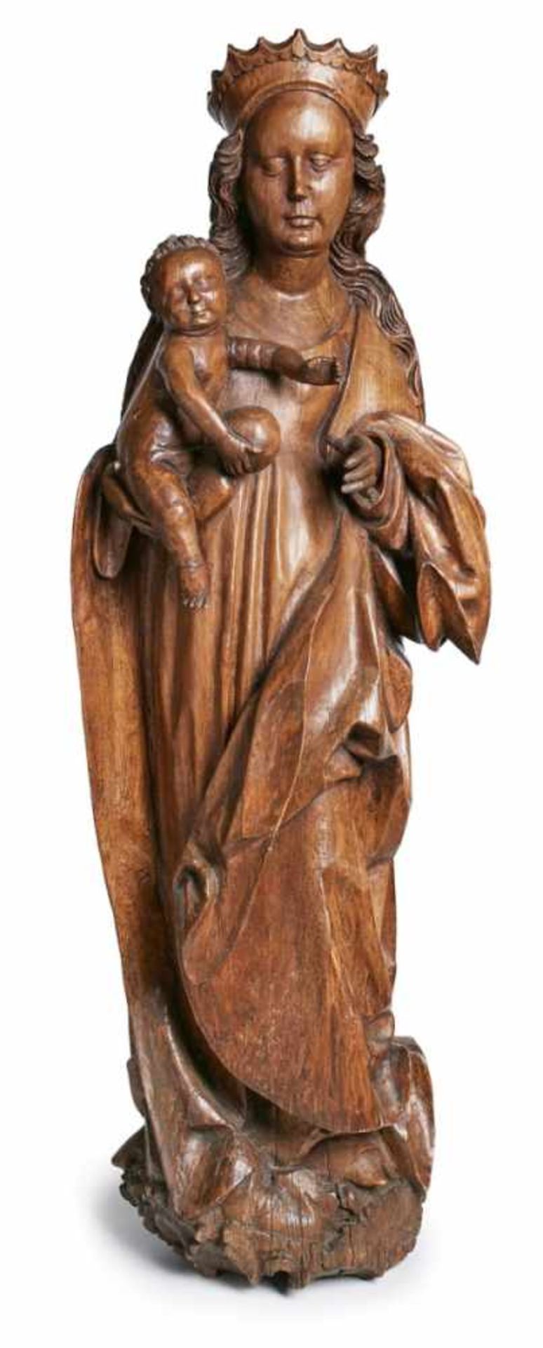 Gr. Skulptur "Madonna mit dem Knaben",Nürnberg um 1515-20, Umkreis/Werkstatt Veit Stoss.