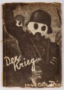 Band Otto Dix1891 Gera - 1969 Singen "Der Krieg" Orig.-Broschur, 24 Tafeln. Erste Auflage 1924.