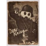 Band Otto Dix1891 Gera - 1969 Singen "Der Krieg" Orig.-Broschur, 24 Tafeln. Erste Auflage 1924.