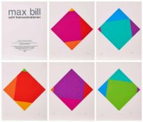 Mappe m. 8 SerigrafienMax Bill 1908 Winterthur - 1994 Berlin "acht transcolorationen" 1986 jew.