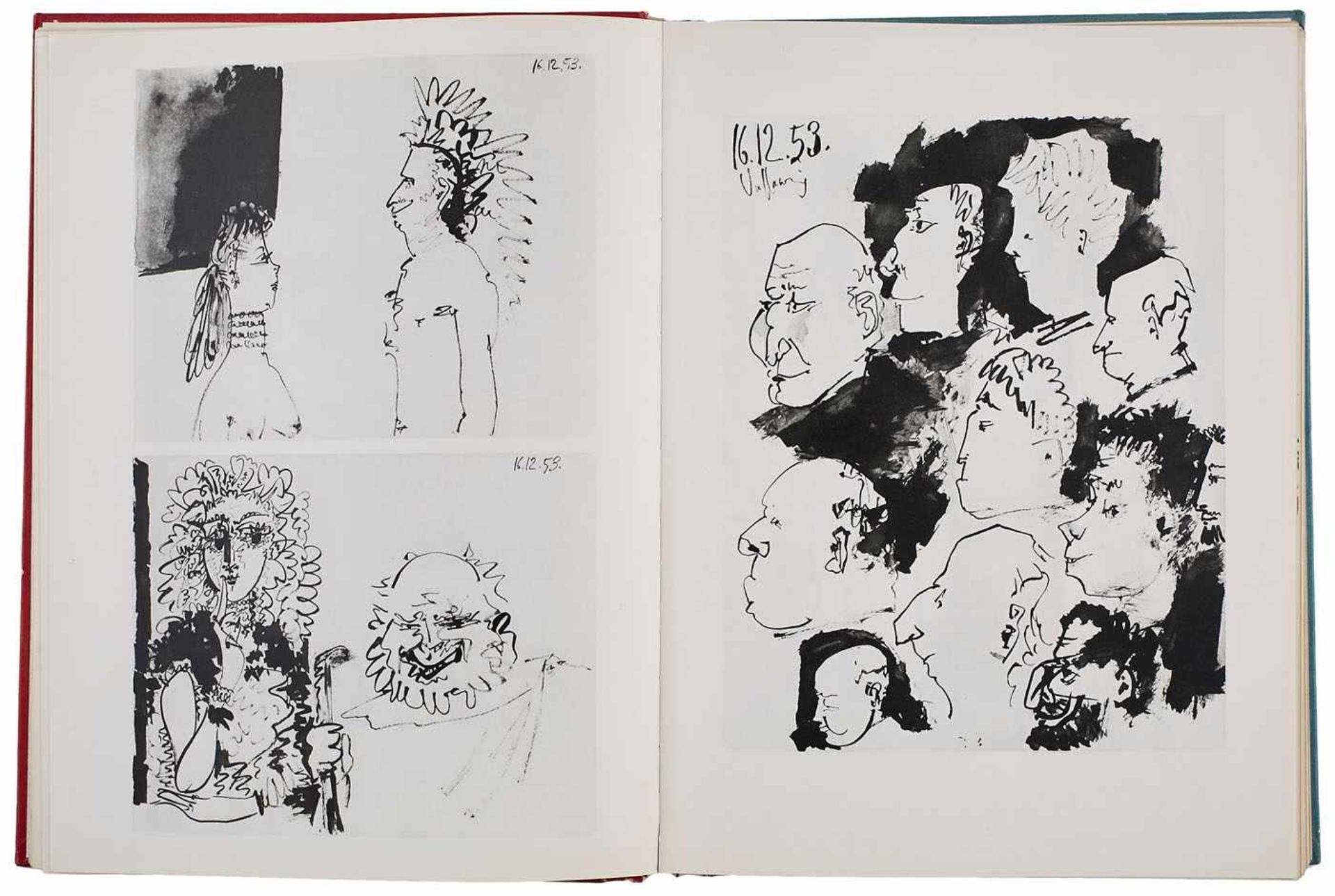 Band Pablo Picasso1881 Málaga - 1973 Mougins "Verve Vol. VIII, No. 29 et 30" !954 Mit farb. lithogr. - Bild 5 aus 5