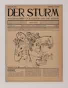 Titelblatt"Der Sturm - Wochenschrift für Kutur und die Künste" 1910 mit einer Titelillustration