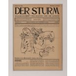 Titelblatt"Der Sturm - Wochenschrift für Kutur und die Künste" 1910 mit einer Titelillustration