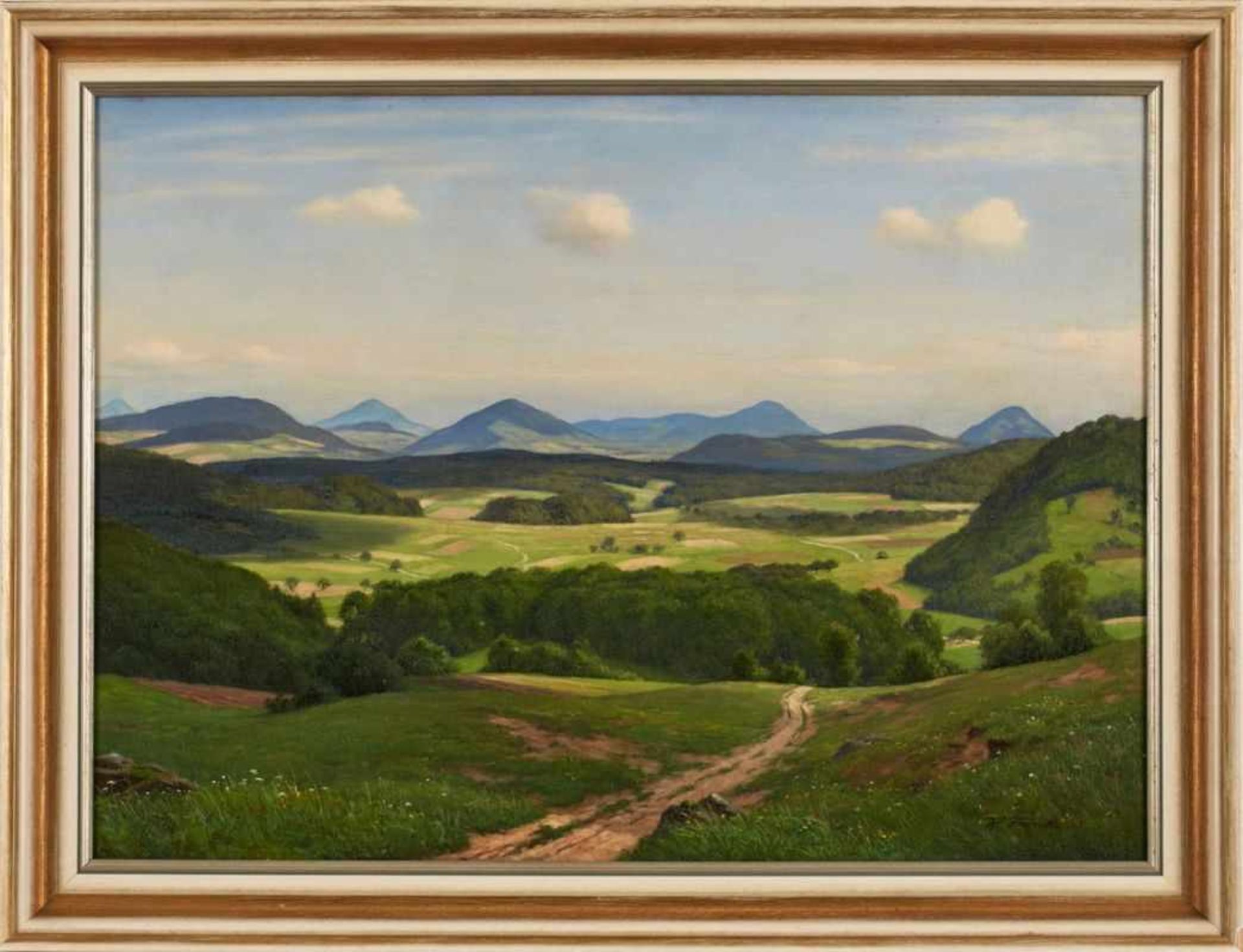 Gemälde Hanny Franke1890 Koblenz - 1973 Frankfurt Frankfurter Landschaftsmaler, Studium am
