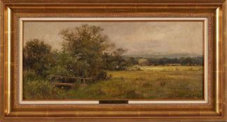 Gemälde Sydney M. Broad1853 Diss - 1942 Cardiff Englischer Landschaftsmaler. "Sommerliche