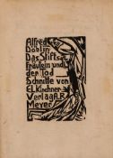 Holzschnitt Ernst Ludwig Kirchner1880 Aschaffenburg - 1938 Frauenkirch-Wildboden "Illustation zu: