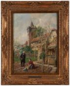 Gemälde Wilhelm Ritter1860 Nürnberg - 1948 Eschenbach Genremaler, Sohn des Lorenz, Schüler der