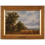 Gemälde Alfred Vickers, zugeschrieben1810 Lambeth - 1837 Pentonville "Bewölkte Landschaft mit
