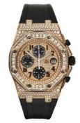 Chronograph bezeichnet Audemars Piguet Royal Oak Offshore, um 2009, Gehäuse wohl Replika Gehäuse