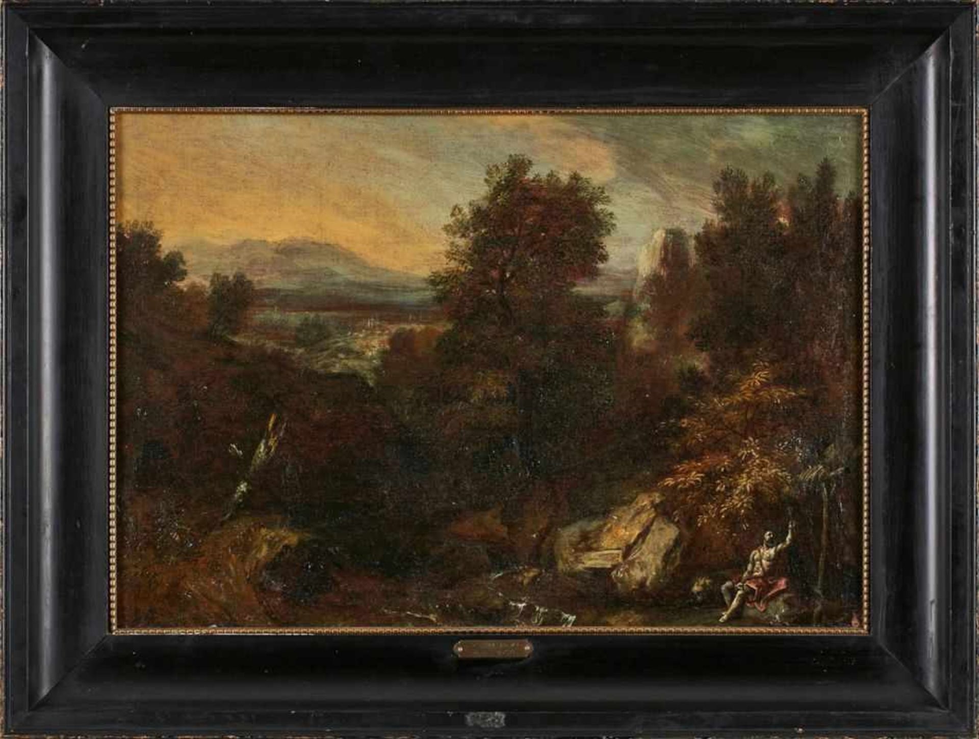 Gemälde Franz Joachim Beich, zugeschr.1665 Ravensburg - 1748 München "Arkadische Landschaft mit