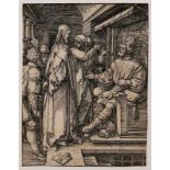 Holzschnitt Albrecht Dürer1471 Nürnberg - 1528 Nürnberg "Christus vor Herodes" 1509/10 u.li. monogr.