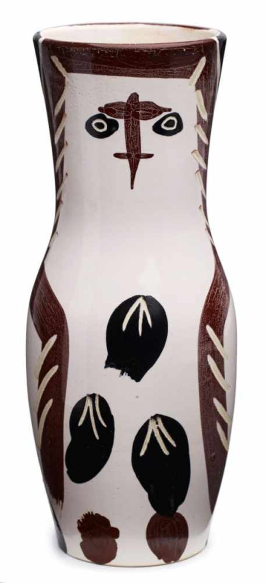 Krug "Chouetton" (Schleiereulchen),Madoura Edition Picasso 1952. Entw.: Pablo Picasso, Ausführung - Image 2 of 4