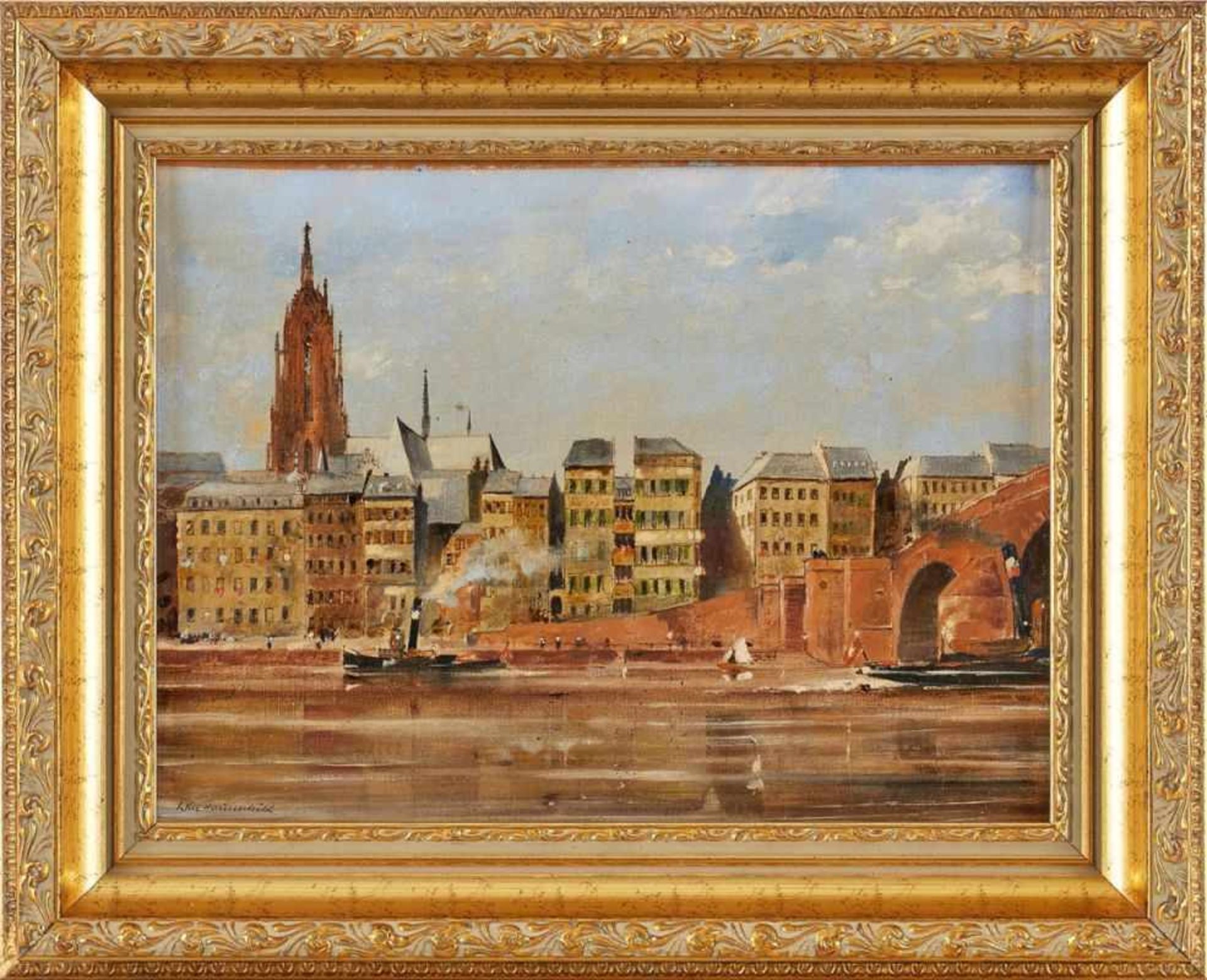 Gemälde Will Haunschild1911 Bremen - 1999 Bremen Studierte 1925-29 in Hildesheim (1928/29