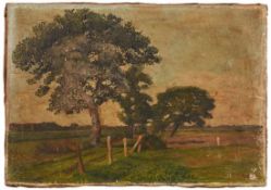 Gemälde Wilhelm Kalb1870 Albersweiler - 1938 Frankfurt "Landschaft" u. re. sign. WKalb Öl/Lwd., 60,2
