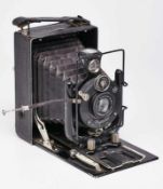 Laufbodenkamera, Modell "Vag",Voigtländer um 1930. Plattenkamera. Gebr.spuren, kl. Def., Funktion