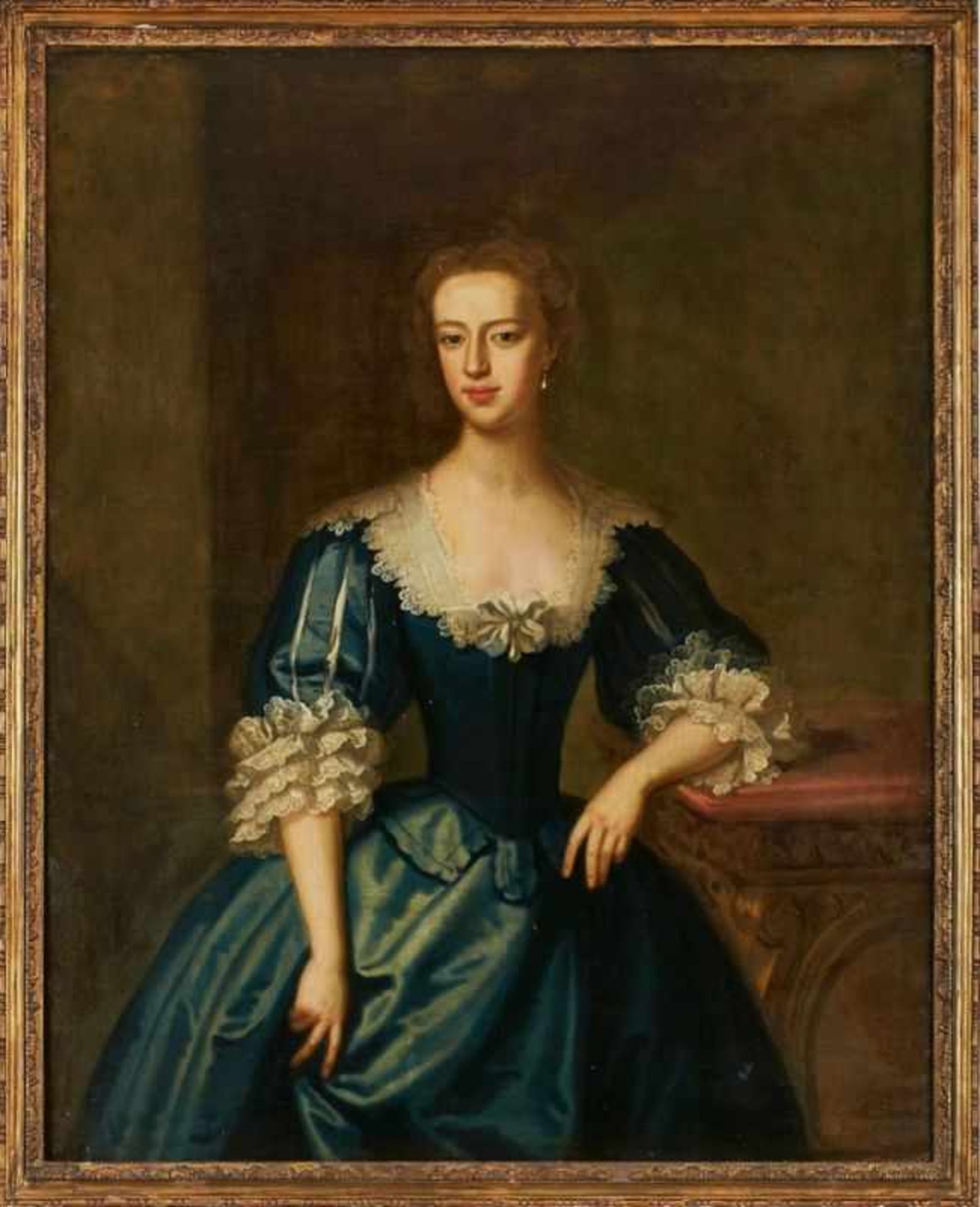 GemäldeEnoch Seemann 1689 Danzig - 1744 London "Lady Frances Pierre Point" 1734 u. re. sign. Enoch