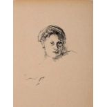 Lithografie Max Beckmann1884 Leipzig - 1950 New York "Inna Beckmann" 15,7 x 14,9 cm (Darstellung)