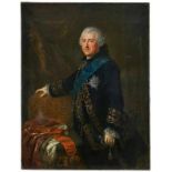 Gemälde Bildnismaler 18. Jh."Portrait Karl Wilhem Ferdinand von Braunschweig- Wolfenbüttel (1721-