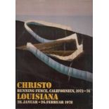 Poster/Offset/NachdruckChristo geb. 1935 Gabrowo "Lousiana" 70 x 50 cm