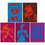 Serie von 10 SerigraphienRobert Stanley 1932 Yonkers - 1997 New York "Music Legends: Beatles,