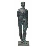 Bronze Werner Stötzer(1931 Sonneberg - 2010 Altlangsow) "Stehende Figur", Ende 20. Jh. Expl. 8/