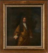 Gemälde Constantijn Netscher, zugeschr.1668 Den Haag - 1723 Den Haag "Adeliger Herr mit Perücke"