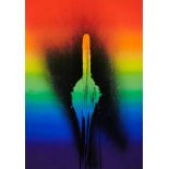 Farbserigrafie Otto Piene1928 Laasphe - 2014 Berlin "Rainbow my Love" 1972 u. li. sign. u. dat.