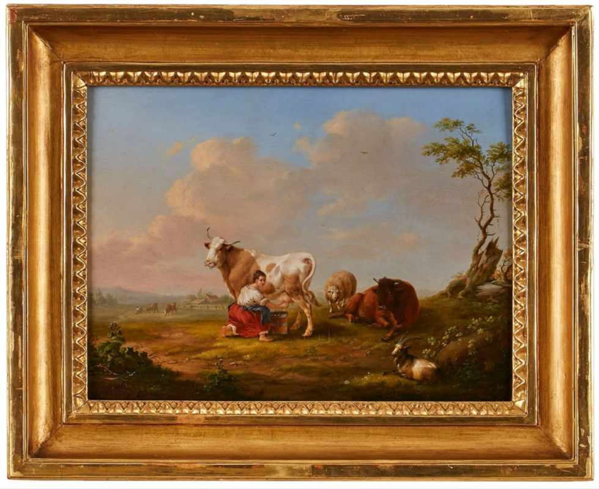 Gemälde Johann Georg Pforr1745 Ulfen - 1798 Frankfurt 1769 holt ihn Jakob Sigismund Waitz,