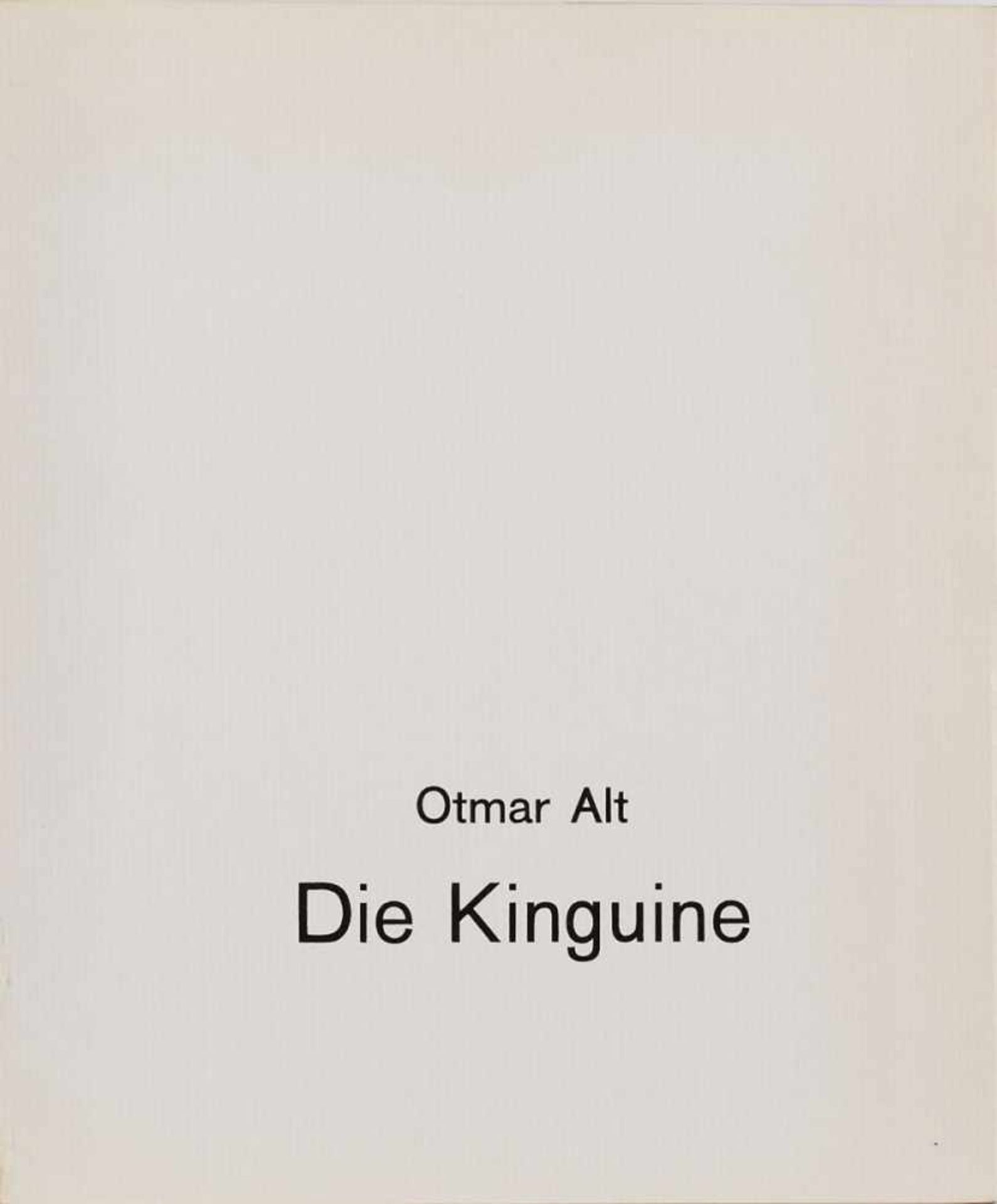 Band Otmar Altgeb. 1940 in Wernigerode "Die Kinguine" 1968 im Impressum sign. Otmar Alt Exemplar - Bild 2 aus 5