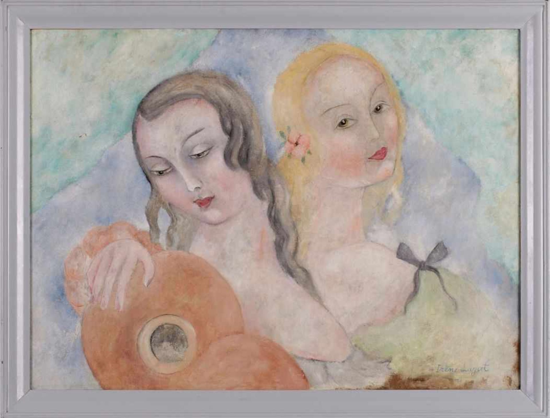Gemälde Irène Lagut1893 Paris - 1994 Menton Schülerin von Picasso. Stellte ab 1920 bei den