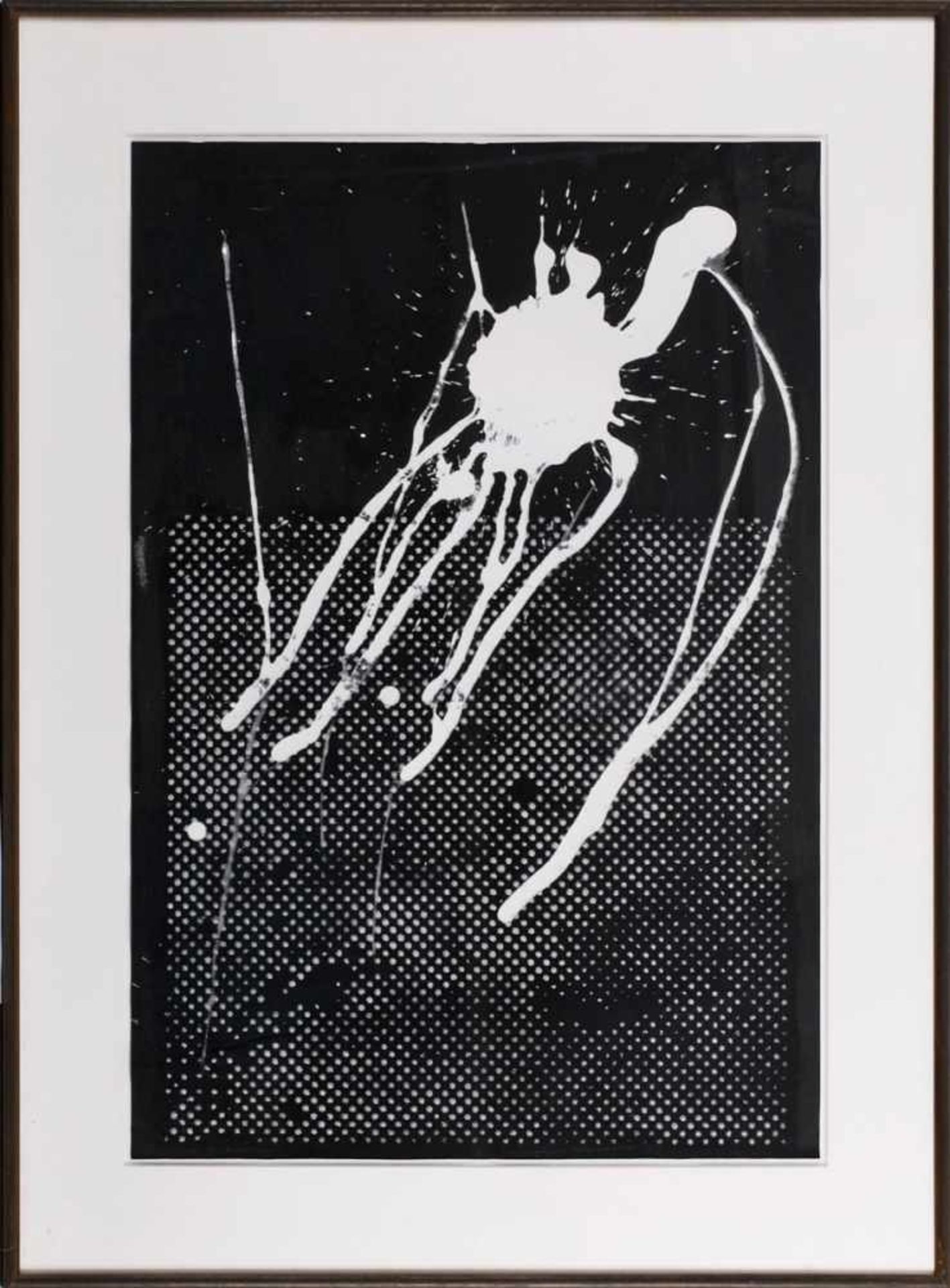 Serigrafie Sigmar Polke1941 Oels - 2010 Köln "o.T." 1989 98 x 66,5 cm Wkvz.: Becker/Von der Osten 81