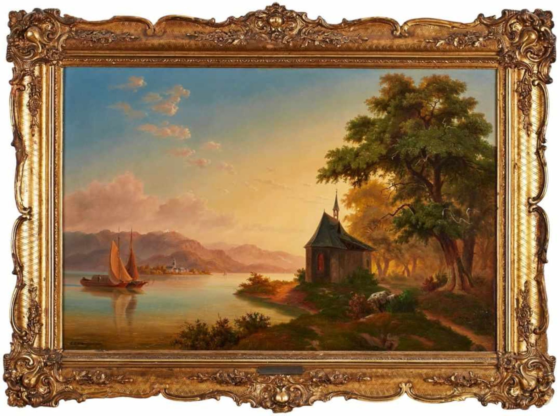 Gemälde Johann Friedrich Morgenstern1777 Frankfurt - 1844 Frankfurt Ausb. im Atelier des Vaters,